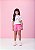Conjunto blusa e short rosa arco iris | Momi - Imagem 1