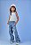 Calça wide leg cargo jeans | Gabriela Aquarela - Imagem 2