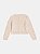 Casaco Infantil Menina Bege de Tricot Texturizado | Momi - Imagem 1