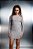 Vestido Cinza de Tule com Strass | Authoria - Imagem 1