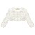 Bolero de Pelinho Off-White com Laços | Milon - Imagem 2