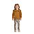 Conjunto Blusa Gola Bordada Caramelo e Legging Floral | Milon - Imagem 1