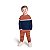 Conjunto Moletom Born to Travel Terracota e Marinho | Milon - Imagem 1