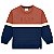 Conjunto Moletom Born to Travel Terracota e Marinho | Milon - Imagem 4