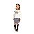 Conjunto Blusa Bolsinha e Saia Pied de Poule | Milon - Imagem 1