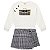 Conjunto Blusa Bolsinha e Saia Pied de Poule | Milon - Imagem 2