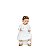 Conjunto Vestido Branco Flores 3D e Bolero | Milon - Imagem 1