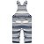 Conjunto Jardineira Listrada e Body Polo Off-White | Milon - Imagem 3