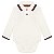 Conjunto Jardineira Listrada e Body Polo Off-White | Milon - Imagem 2
