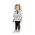 Conjunto Infantil Bata Poá e Legging Preta | Milon - Imagem 1