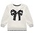 Conjunto Infantil Blusa Tricot Laço Pérolas e Calça Preta | Milon - Imagem 3