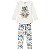 Conjunto Infantil Blusa Lampião e Legging Floral Azul | Milon - Imagem 2