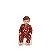 Macacão Longo Infantil Floral Vermelho | Milon - Imagem 1