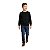 Blusa de Malha Texturizada Masculina Preta | Milon - Imagem 1