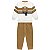 Conjunto Infantil Blusa Cachorrinho e Calça Jogger Caramelo | Milon - Imagem 1