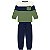 Conjunto Infantil Blusa Color Block e Calça Marinho | Milon - Imagem 2