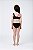 Biquíni Cropped Infantil Preto com Tiras Neon | Siri Kids - Imagem 2