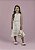 Conjunto Saia Midi e Cropped em Laise com Coração Off White | Gabriela Aquarela - Imagem 1