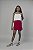 Conjunto Saia Alfaiataria e Cropped em Laise com Barrado Vermelho | Pinkx - Imagem 1
