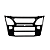 ARMAÇÃO DA GRADE FRONTAL SCANIA NTG CABINE R - 2365443 - Imagem 1