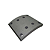 LONA FREIO DIANT MB 1929/1935 TRAS 1518/1618/1620 - TH133PLUS - Imagem 1