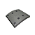 LONA FREIO DIANT MB 1929/1935 TRAS 1518/1618/1620 - TH133 POWER - Imagem 1