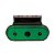 LANTERNA LED LATERAL FACCHINI 24V VERDE COM SUPORTE - Imagem 1