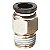 CONECTOR RÁPIDO PLÁSTICO - POLEGADA X POLEGADA - Imagem 1