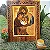 Quadro de madeira entalhado - Sagrada Família - Imagem 1