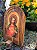 Quadro Entalhado Madeira Nobre - Sagrado Coração Jesus - Imagem 3