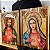 Quadro Entalhado 45cm - Sagrado e Imaculado Coração IV - Imagem 2