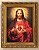 Quadro Sagrado Coração de Jesus e Imaculado Coração de Maria V - Tela Canvas - Imagem 4