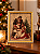 Quadro de Natal - Familia em volta da arvore - Imagem 1