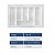 Organizador de Talheres Para Gaveta 572x440mm OG-70 Branco - Imagem 3