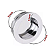 Puxador Concha Embutir Redondo Cromado Para Móveis 35mm ZR-18C - Imagem 4