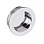 Puxador Concha Embutir Redondo Cromado Para Móveis 35mm ZR-18C - Imagem 2
