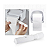 Rolete Suporte Porta Papel Higiênico Encaixe Universal - Imagem 3