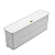 Caixa de Tomada Embutir Mesa Slim 3P + 3P 230X50mm - Imagem 1