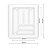 Organizador de Talheres Para Gaveta 467x396mm OG-02 Branco - Imagem 2