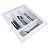 Organizador de Talheres Para Gaveta 481x365mm OG-04 Branco - Imagem 2