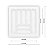 Organizador de Talheres Para Gaveta 510x497mm OG-58 Branco - Imagem 2
