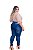 Calça Jeans C/lycra Plus Size Skinny Detalhe Frontal Ref 148 - Imagem 3