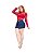 Shorts Saia Jeans C/lycra Barra Desfiada Ref 726 - Imagem 3