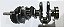 Virabrequim Ret Renault Kwid /sandero 1.0 12v Bloco B4d - Imagem 6