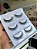 cartela de cilios com 3 PARES 6D-F020 - Imagem 1