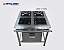 Fogão Industrial a Gás / 4 Bocas / FORNO / Linha EXTRA INOX 304 / Baixa ou Alta Pressão / Metal Brey - Imagem 1