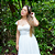 Vestido de Noiva Civil Midi Rodado em Tule Poá Branco - Imagem 4