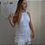 Vestido Curto de Renda com Bordado em Pérolas Branco - Imagem 1