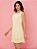 Vestido Justo de Renda Floral Creme - Imagem 3