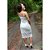 Vestido de Noiva Civil Midi Justo de Renda Branco - Imagem 2